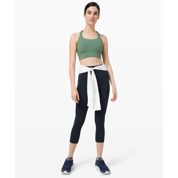 Lululemon Wunder Train High-Rise Crop 21" Size 2 Navy Blue - Picture 5 of 9